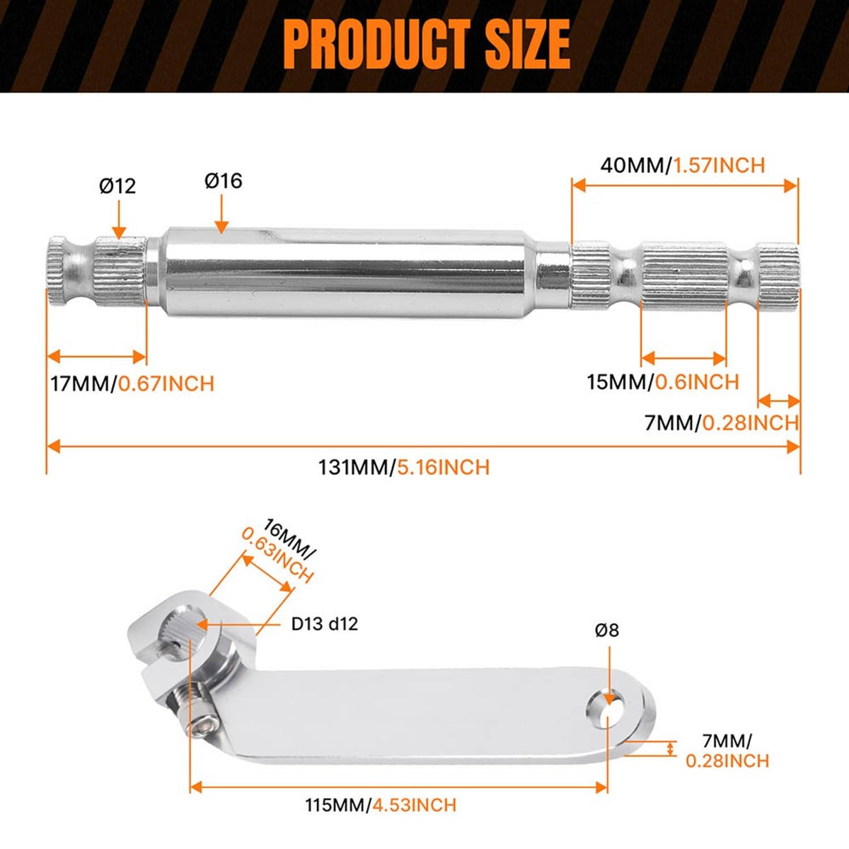 Bethesda Industrial Shifter Rod Lever & Shaft Fit For Harley Touring Road King Electra Glide 1984-16
