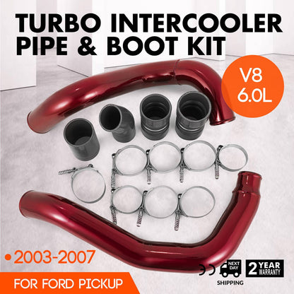 Bethesda Industrial Turbo Intercooler Pipe Kit & Intake Elbow For 03-07 Ford F250 6.0L Powerstroke