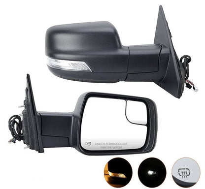 Bethesda Industrial Right Heated Mirror w/Power Fold Signal Light For 2019-2024 Ram 1500 68276500AH