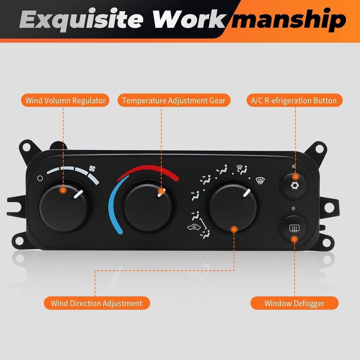 Bethesda Industrial A/C Heater Climate Control Module 599-212 For 2002-2005 Dodge Ram 1500 2500 3500