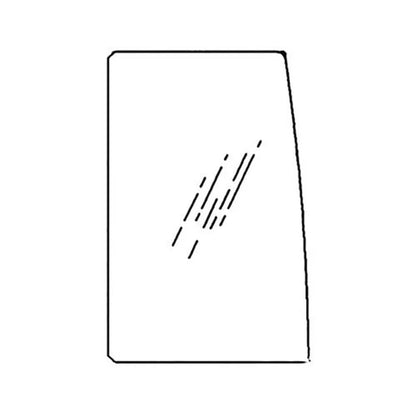 Bethesda Industrial Cab Glass - Door Rear Upper Sliding fits John Deere 450 AT183084 fits Hitachi