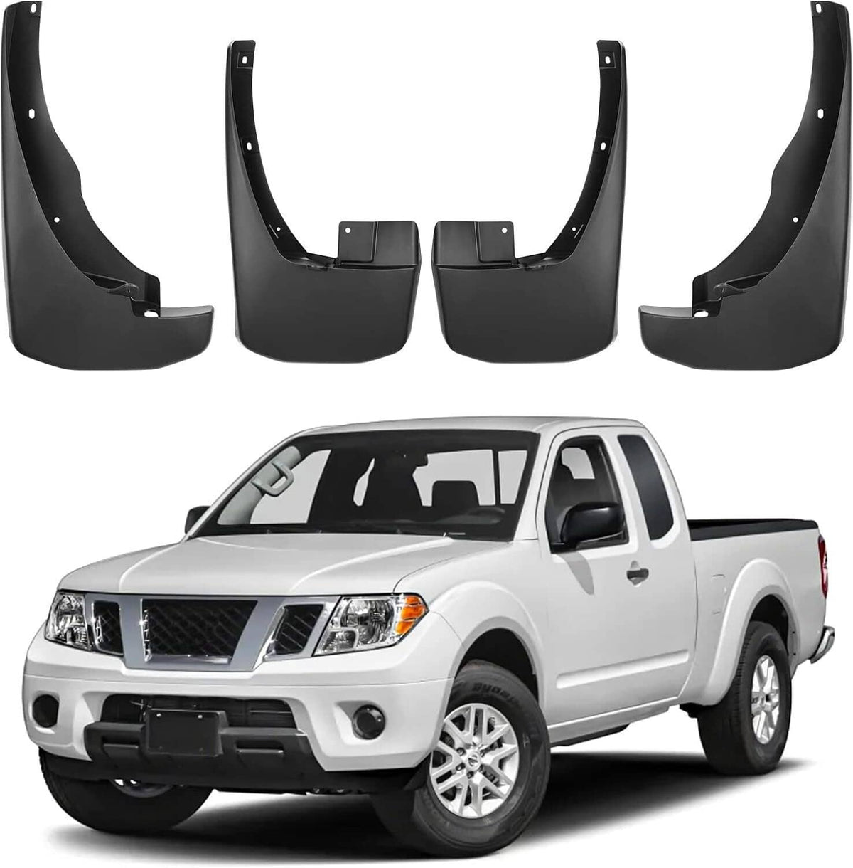 Bethesda Industrial 4x Mud Flaps Splash Guards Mudguards For 2005-2022 Nissan Frontier Pickup 4-door