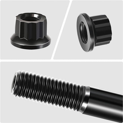 Bethesda Industrial Head Studs Bolts Kit Black For 2004-2020 Chevy GM 4.8L 5.3L 5.7L 6.0L 6.2L 7.0L