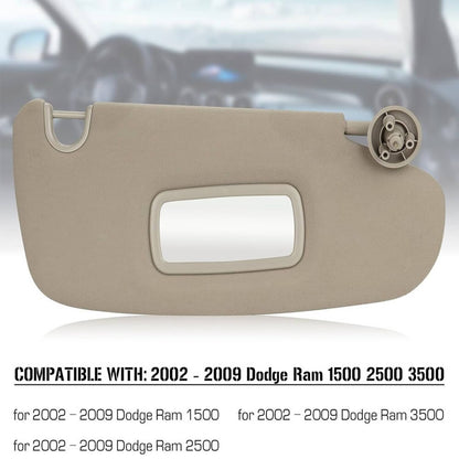 Bethesda Industrial 2Pcs Sun Visor Set Left & Right For 2002-2009 Dodge Ram 1500 2500 3500 Beige