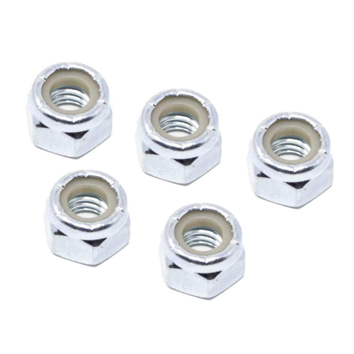 Bethesda Industrial (5) 5/16-18" Coarse Thread Grade 8 Nylon Insert Hex Lock Bolt Nut