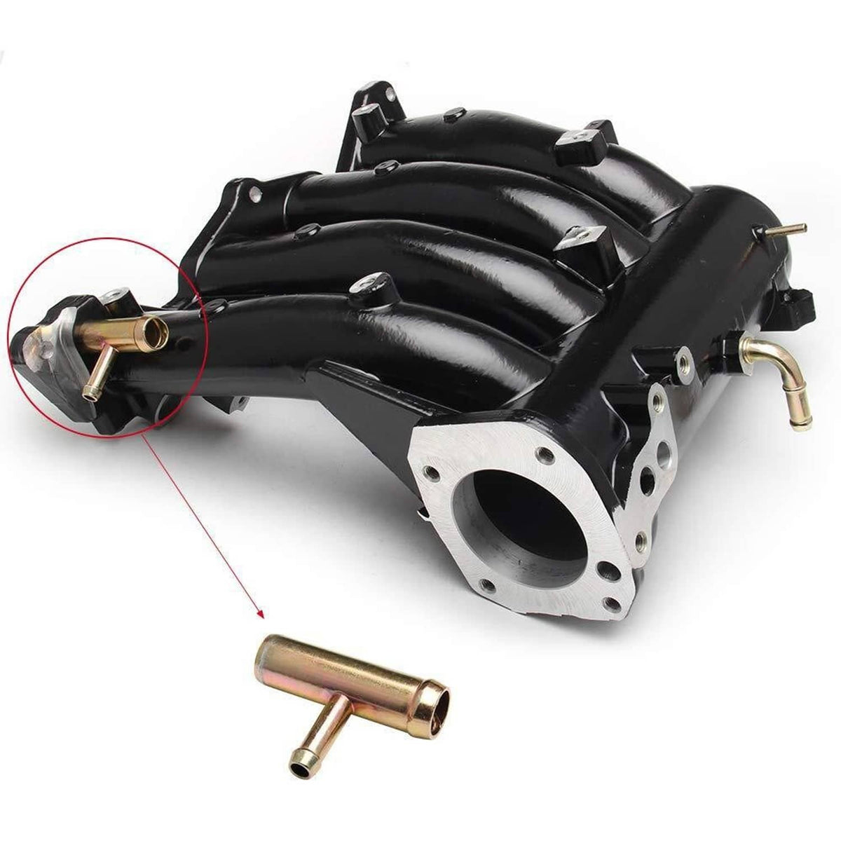 Bethesda Industrial D-Series Intake Manifold +70mm Throttle Body For Honda Civic CRX DEL SOL D15 D16