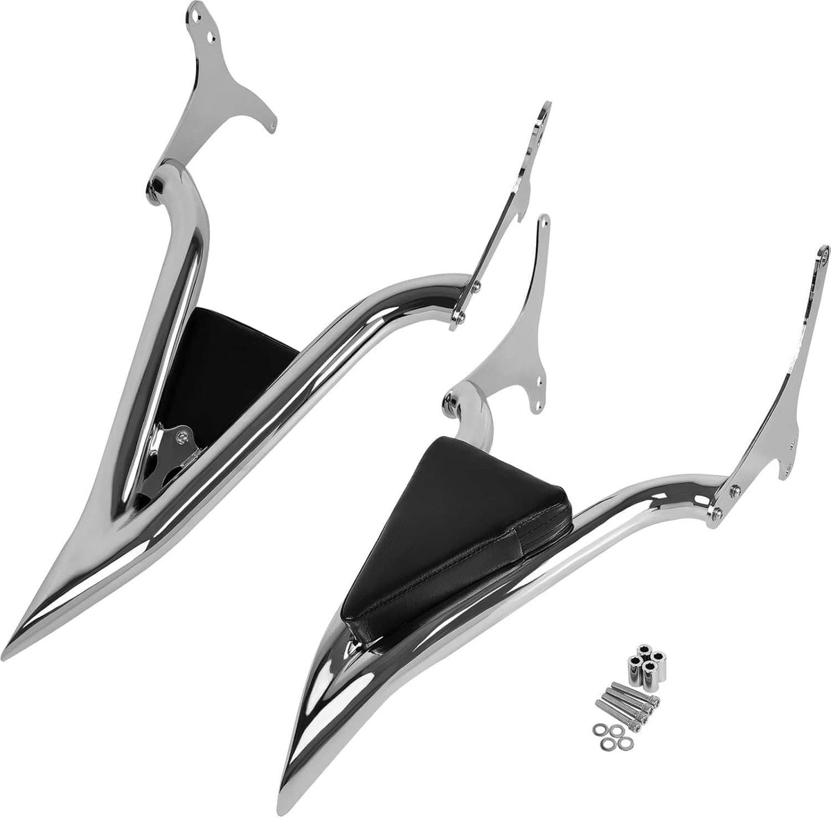 Bethesda Industrial New 22'' Chrome Backrest Sissy Bar For Harley Road King Electra Glide 1997-2008