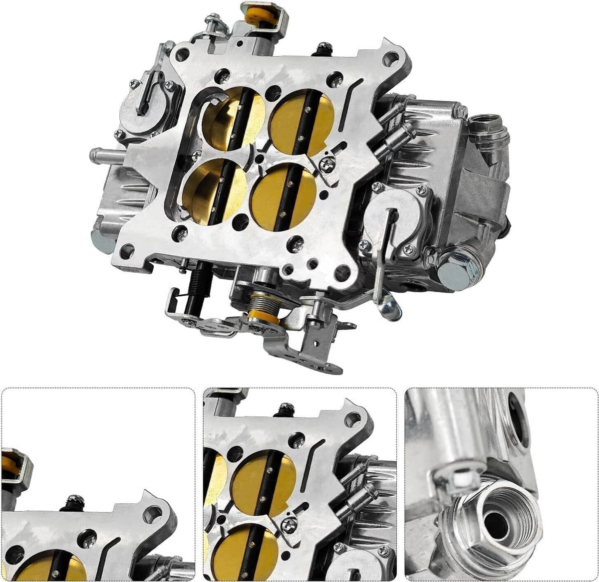 Bethesda Industrial BR-67199 For Holley Quick Fuel 650CFM Performance Carburetor Race Double Pumper