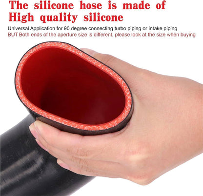 Bethesda Industrial 3" inch 90 Degree 76mm Elbow Silicone Hose/Intake/Intercooler Pipe Turbo Coupler