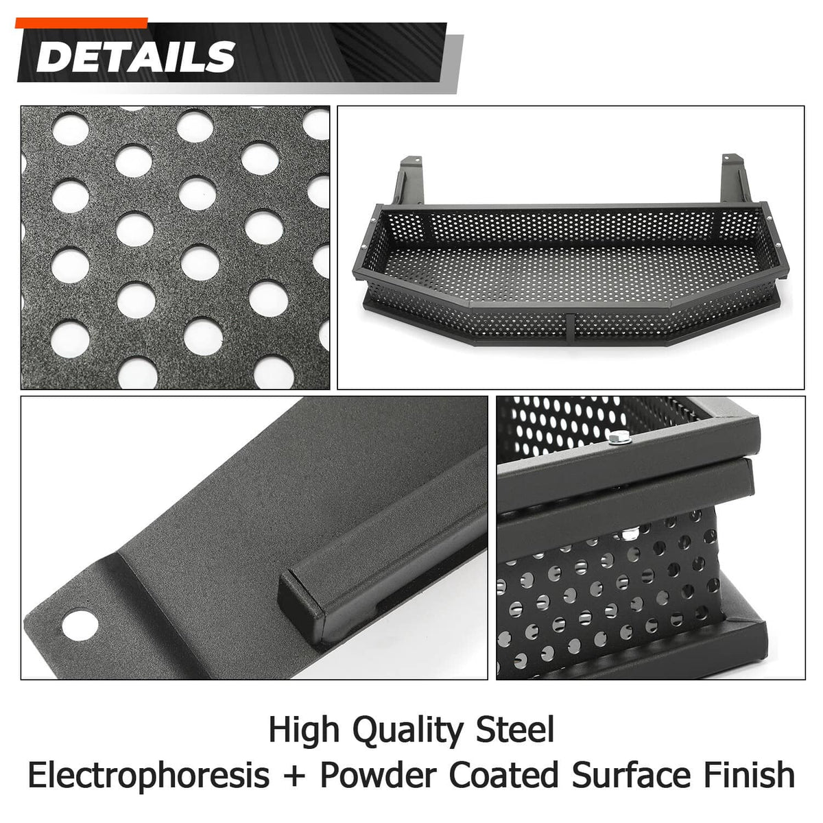 Bethesda Industrial Cargo Basket Front Outer Utility Storage Basket For Club Car DS Golf Cart