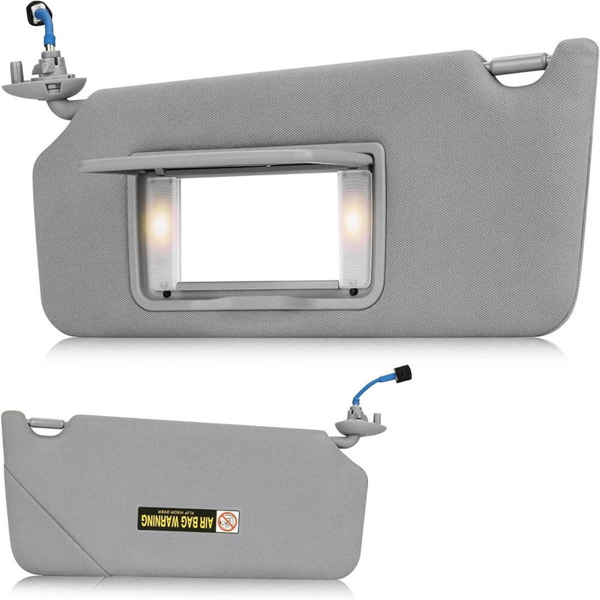 Bethesda Industrial 2x Sun Visor w/LED Light Mirror Set For 2008-2017 Honda Accord 83280-TA5-A51ZA