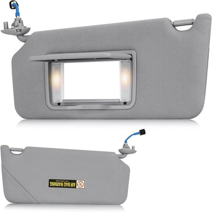 Bethesda Industrial 2x Sun Visor w/LED Light Mirror Set For 2008-2017 Honda Accord 83280-TA5-A51ZA