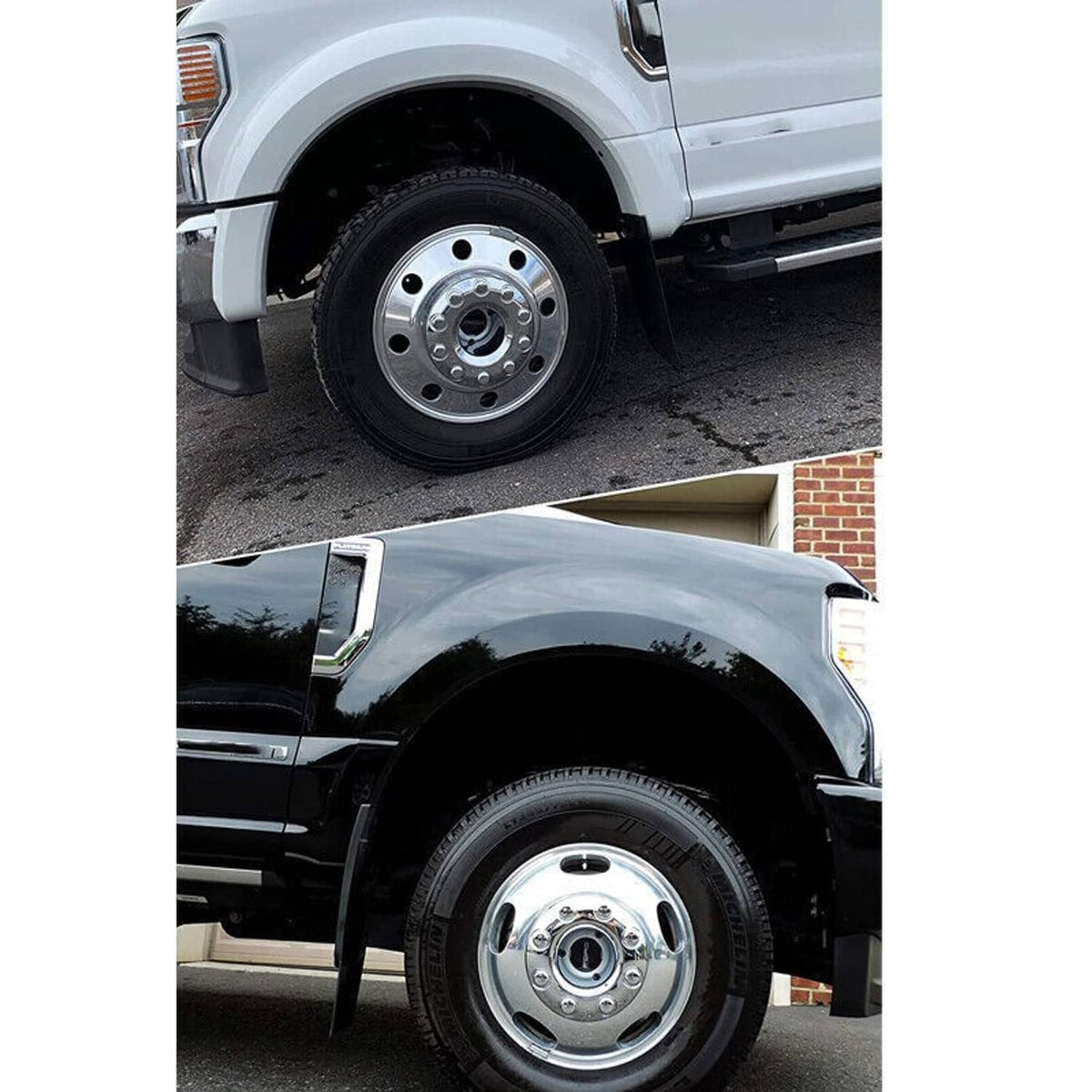 Bethesda Industrial 2Pcs Wheel Center Hub Caps Dually 10 Lug For 2005-2017 Ford F450 F550 Super Duty