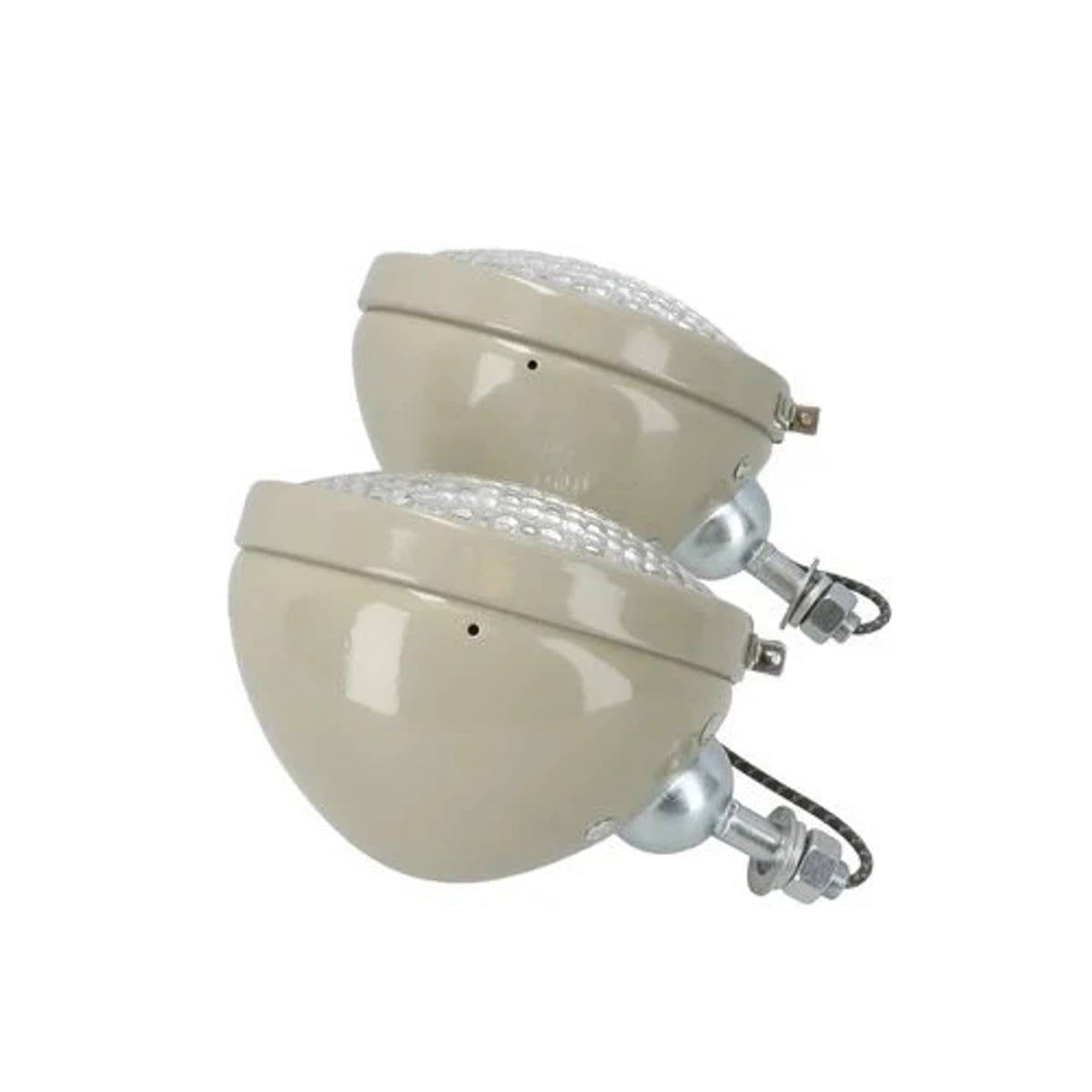 Bethesda Industrial Headlight Assembly Set - 12V Round Tract-O-Lite Restoration Quality