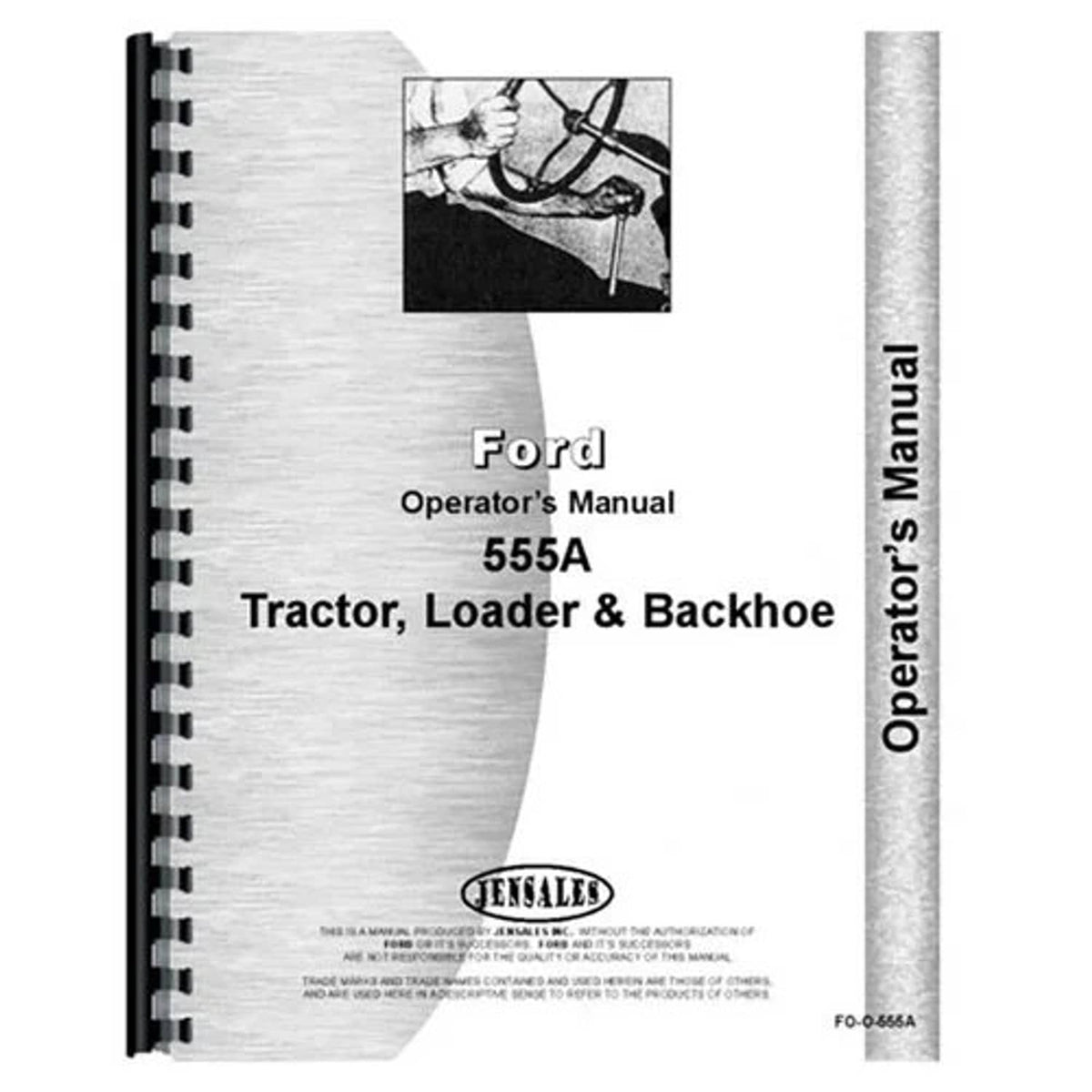 Bethesda Industrial Operator's Manual fits Ford 555A 555A
