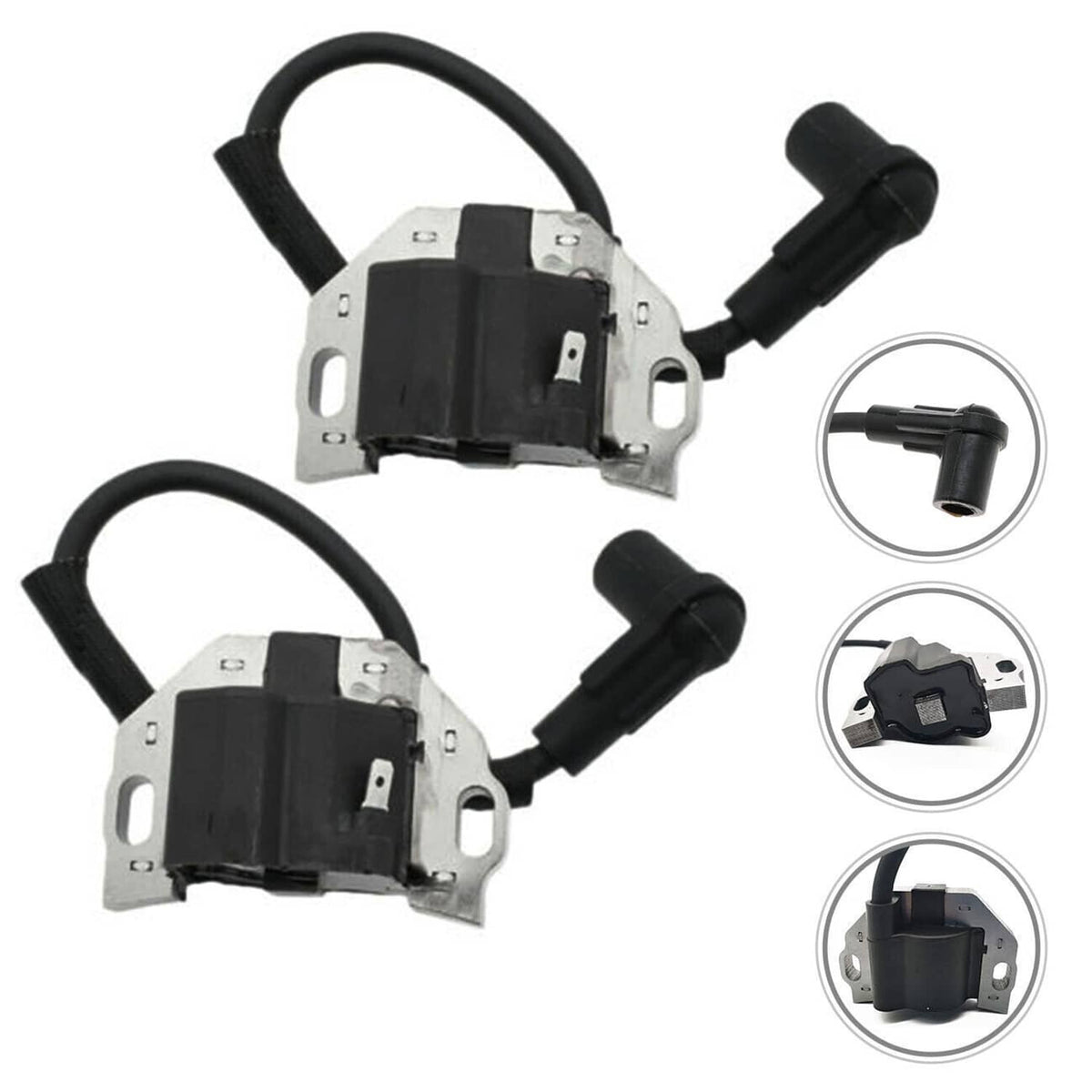 Bethesda Industrial 2Pcs Ignition Coil w/ Spark Plug For KAWASAKI FR FS FX Series Engines 21171-0743