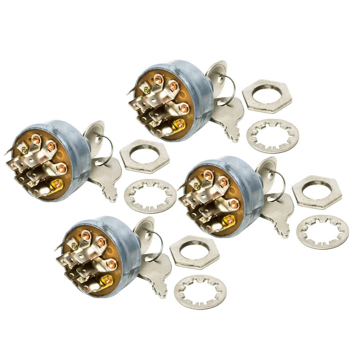Bethesda Industrial 4PK Ignition Starter Switch with Keys for MTD 461004X92A 925-1717 725-1717