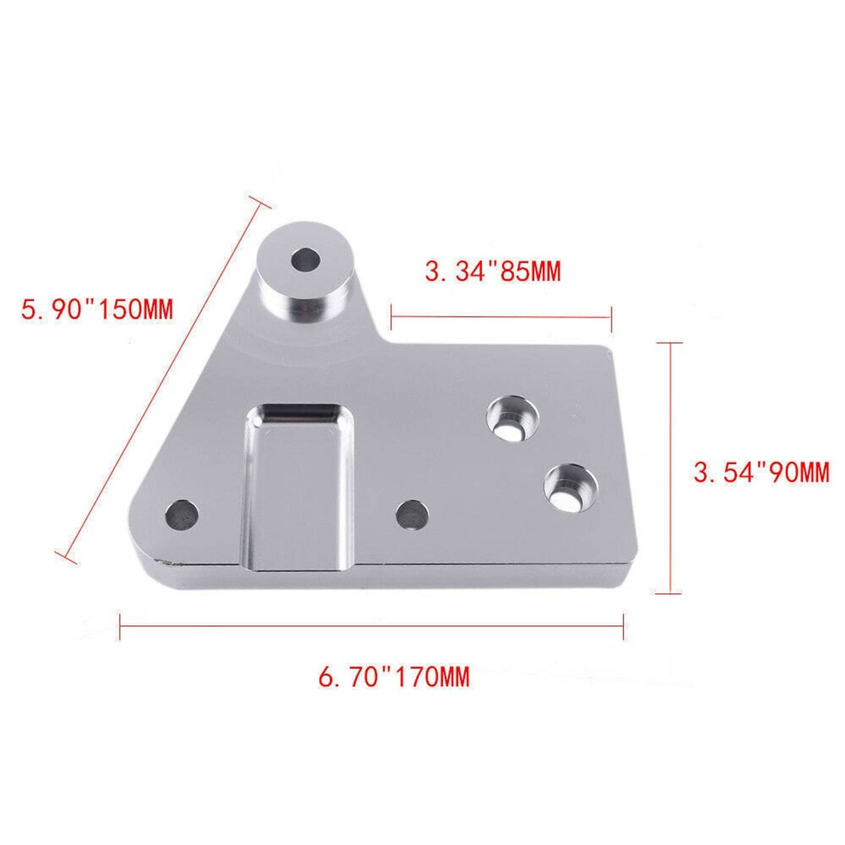 Bethesda Industrial Engine Mount Bracket for Honda Civic 92-95 EG K-Swap K20 K24 K-Series DC2 EG6 DC