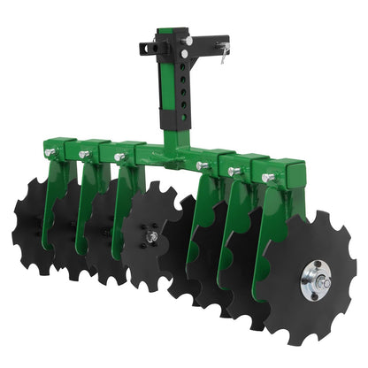 Bethesda Industrial Disc Harrow Plow 35" For ATVs UTVs Garden Tractors 2" Receiver Hitch W/ 8 Blades