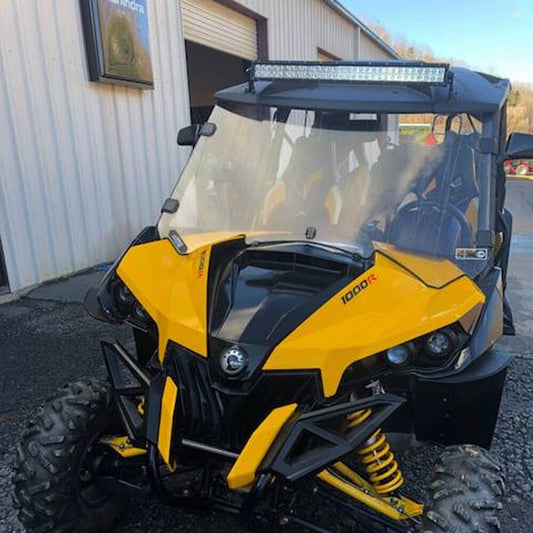 Bethesda Industrial Full Front Windshield with Clamps fit for Can Am Maverick 1000R 2013-2018 UTV