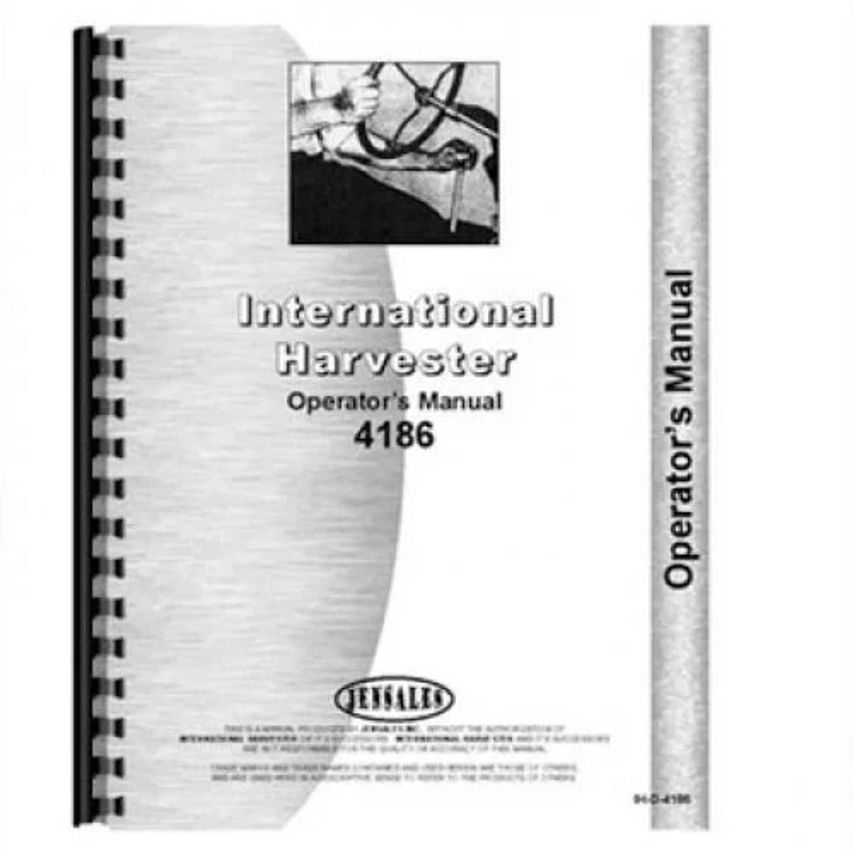 Bethesda Industrial Operator's Manual fits International 4186