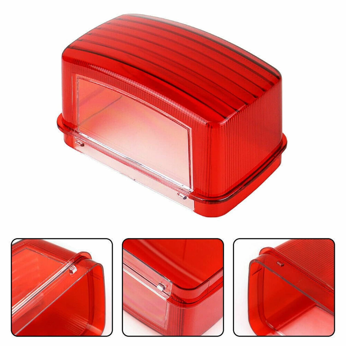 Bethesda Industrial Red Tail Light Lens Kodiak Grizzly Bigbear Bruin For Yamaha Rhino 450 660 700