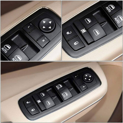 Bethesda Industrial New Front Driver Side Window Switch For 2016-2018 Ram 1500 2500 56046823AE Black
