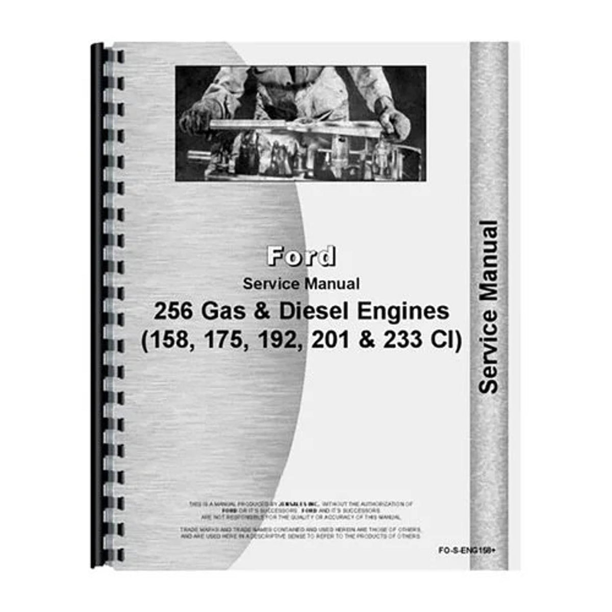 Bethesda Industrial Service Manual fits Ford 158 175 192 2000 3000 4000 201 233 5000