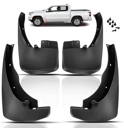 Bethesda Industrial 4x Mud Flaps Splash Guards Mudguards For 2005-2022 Nissan Frontier Pickup 4-door