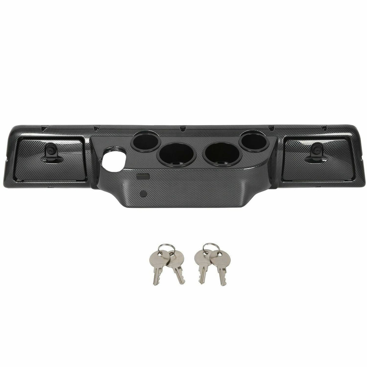 Bethesda Industrial For Club Car DS 1982-UP Golf Cart Carbon Style Dash DashBoard Cover Cup Holders