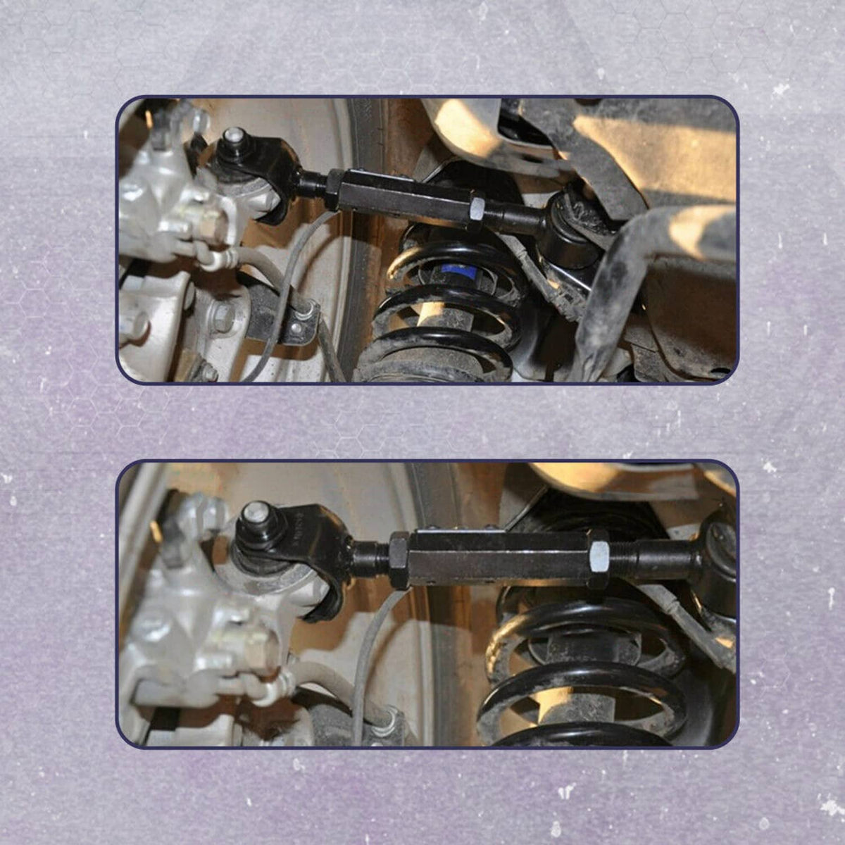 Bethesda Industrial 6pcs Rear Upper + Lower Control Toe Camber Arms for 2003-2007 Honda Accord