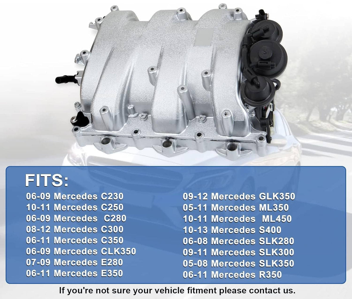 Bethesda Industrial Intake Manifold Assembly for Mercedes-Benz C280 E350 CLK350 GLK350 SLK350 ML350