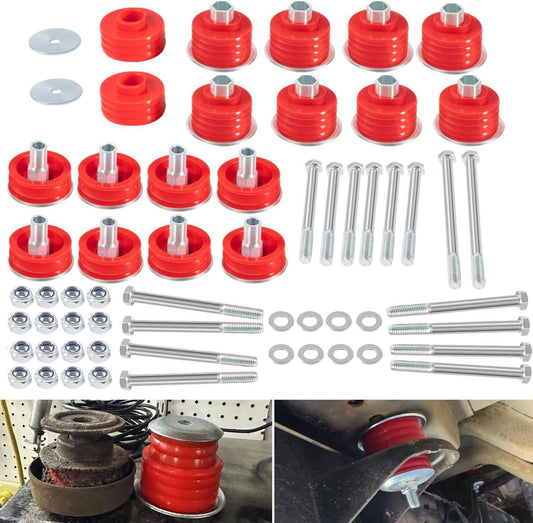 Bethesda Industrial Body Cab Mount Bushings Kit for 1999-2007 Ford F250 F350 Super Duty KF04058BK