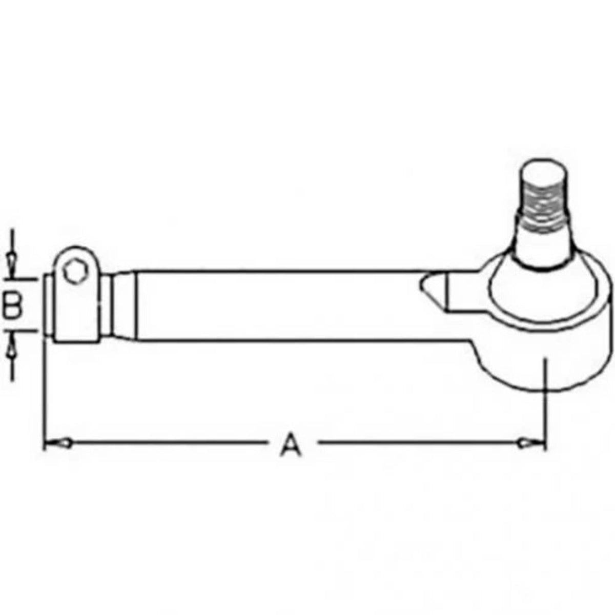 Bethesda Industrial Tie Rod fits John Deere 7420 7520 7510 6910 6910S 6920 6920S 6900 AL110923