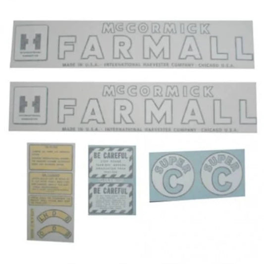 Bethesda Industrial Decal Set Super C Vinyl fits International Super C