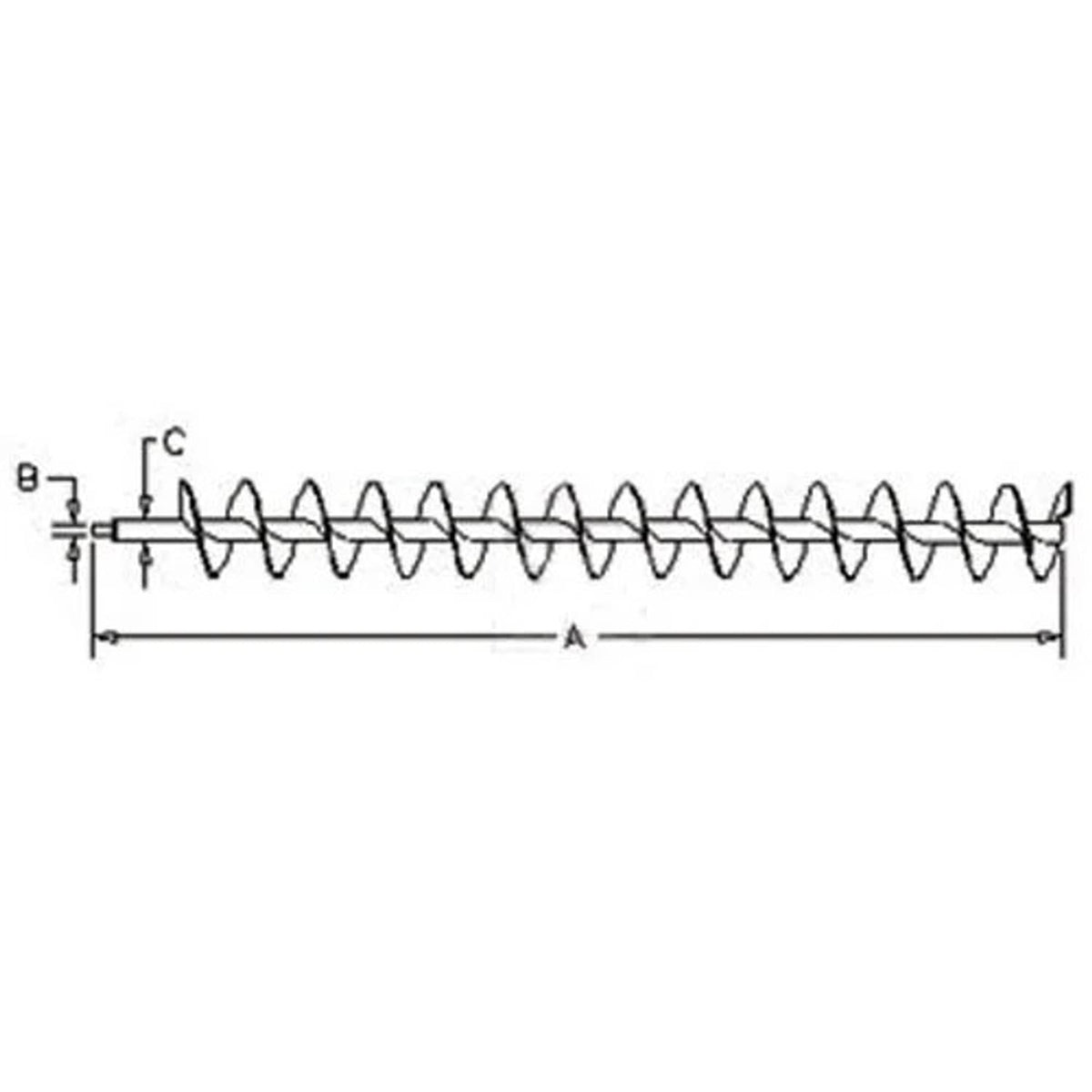 Bethesda Industrial Horizontal Unloading Auger fits Case IH 1644 1666 1688 1660 1680 1640 1347499C2