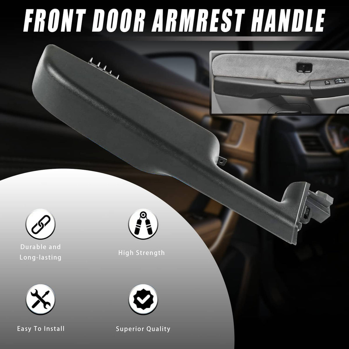 Bethesda Industrial Front Door Armrest Handle Left & Right For 99-06 GMC Yukon Chevy Suburban/Tahoe