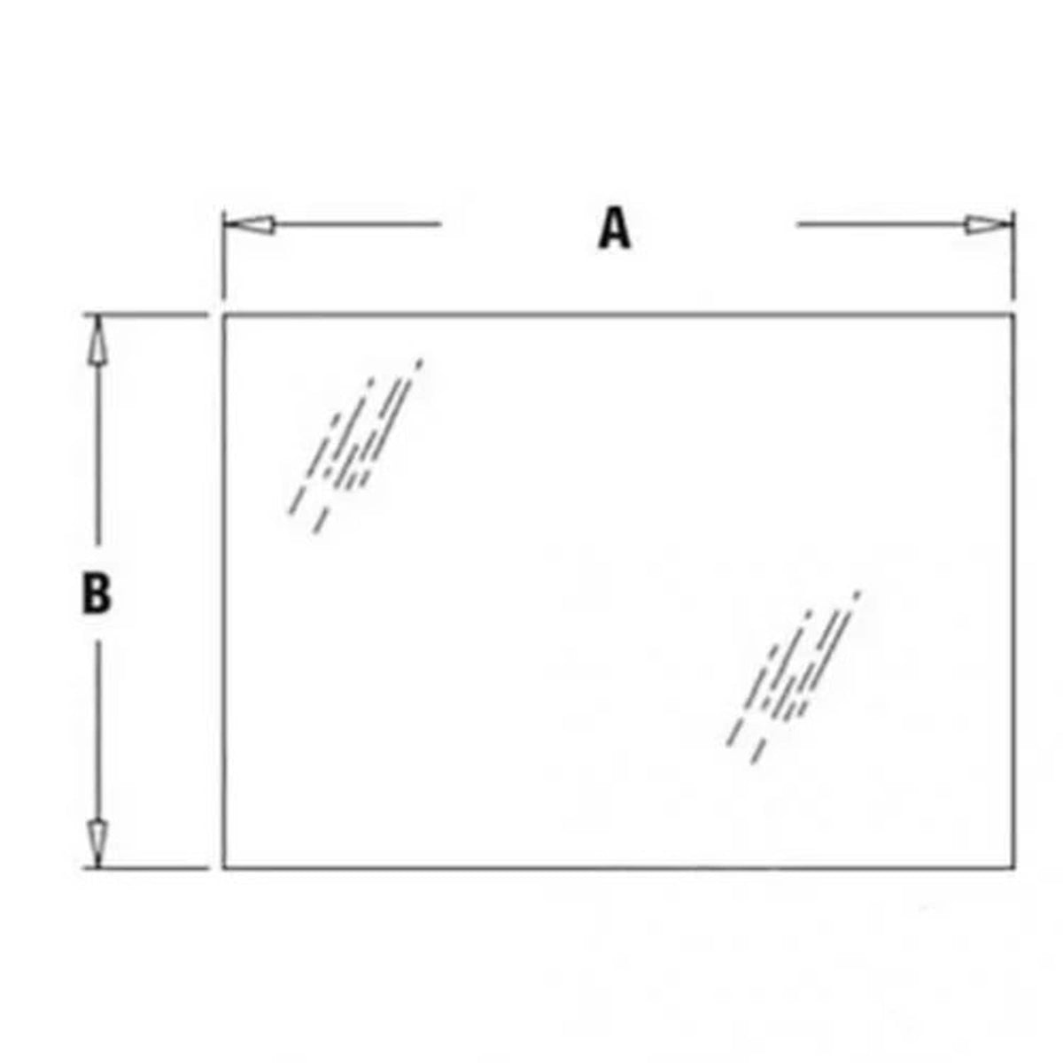 Bethesda Industrial Cab Glass - Rear Window Upper fits Case 580D 580SD 580SE 680K 680L 780C F44629