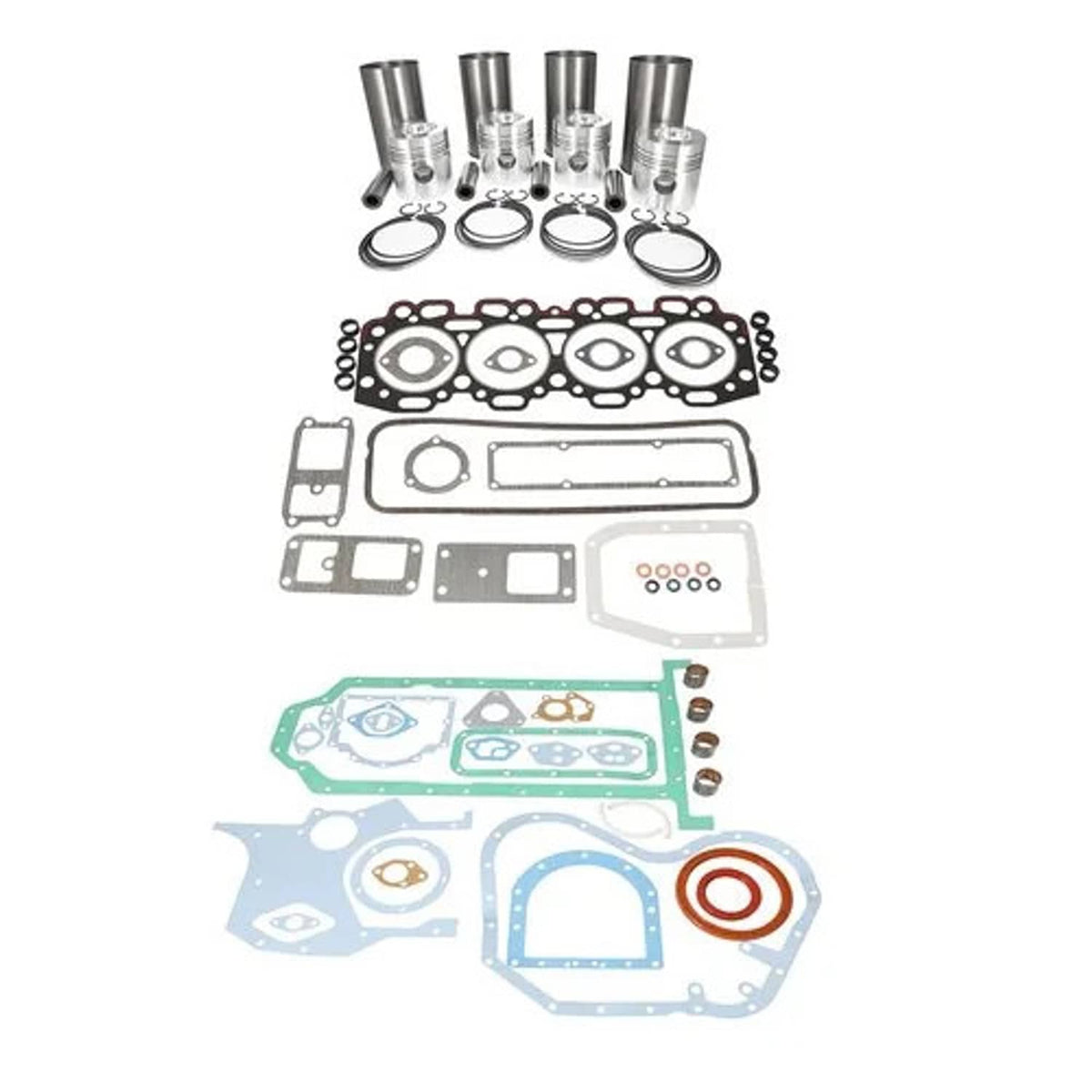 Bethesda Industrial Engine Rebuild Kit - Less Bearings fits Massey Ferguson 285 1080 fits Perkins