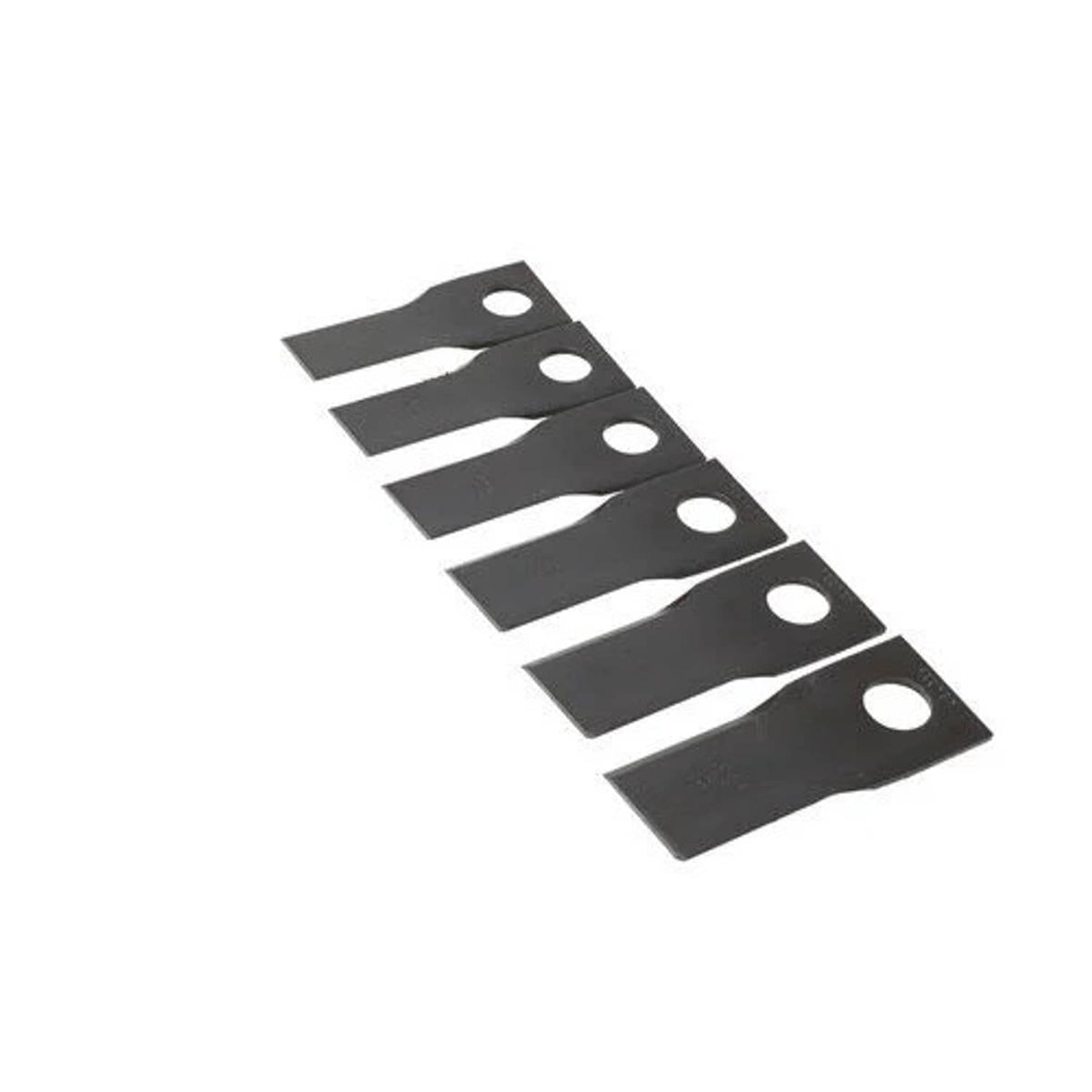 Bethesda Industrial Disc Mower Knives Type 2 Opposite Bevel 11° Twist Clockwise Rotation 6 Pack