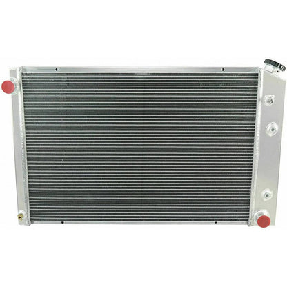 Bethesda Industrial 4 Row Core Radiator Fan Shroud For Chevy 1973-1987 C10 C20 C30 Pickup Truck GMC
