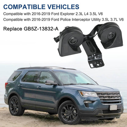 Bethesda Industrial High & Low Pitch Horn With Bracket Fits 2016-2019 Ford Explorer 076-004