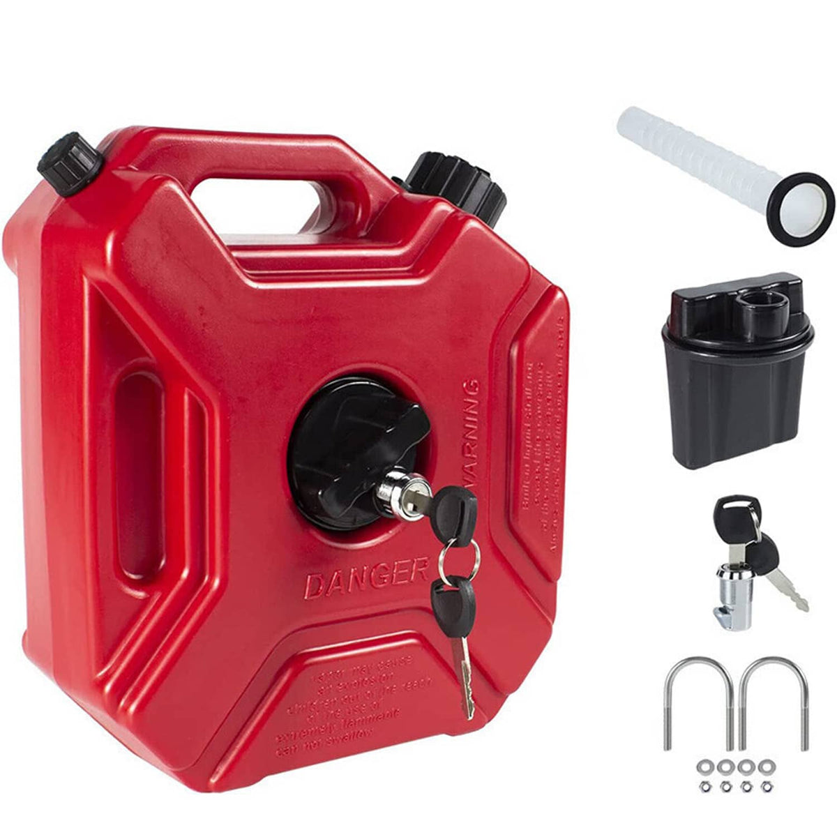 Bethesda Industrial ✨5L Gas Fuel Tank Gas Can Oil Storage Can For ATV UTV Gokart Motorcycle Car SUV