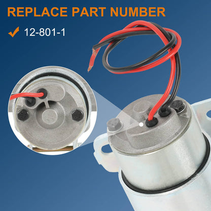 Bethesda Industrial 7 PSI Universal High Flow Electric Fuel Pump 97 GPH For Holley Demon Carburetor