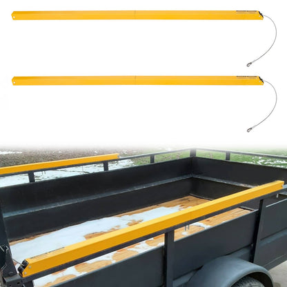 Bethesda Industrial 350 lbs L&R Tailgate Utility Trailer Gate & Ramp Lift Assist System 2 x 2 x 72 L