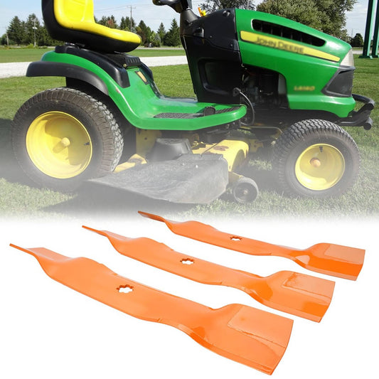 Bethesda Industrial 3PK Deck Blades for John Deere GY20852 E140 LA145 D160 S170 E170 Deck Lawn Mower