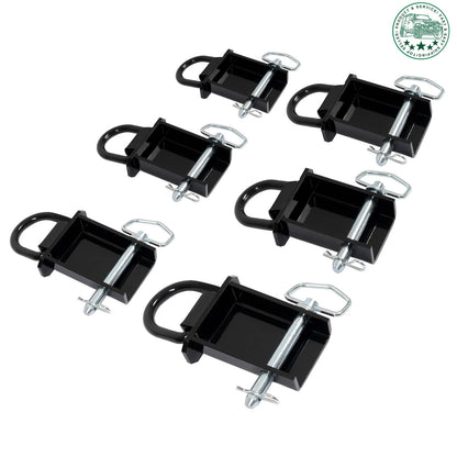 Bethesda Industrial 6PK Heavy-Duty 12,000 Lbs Removable D-Ring Stake Pocket For Flatbed/Trailers
