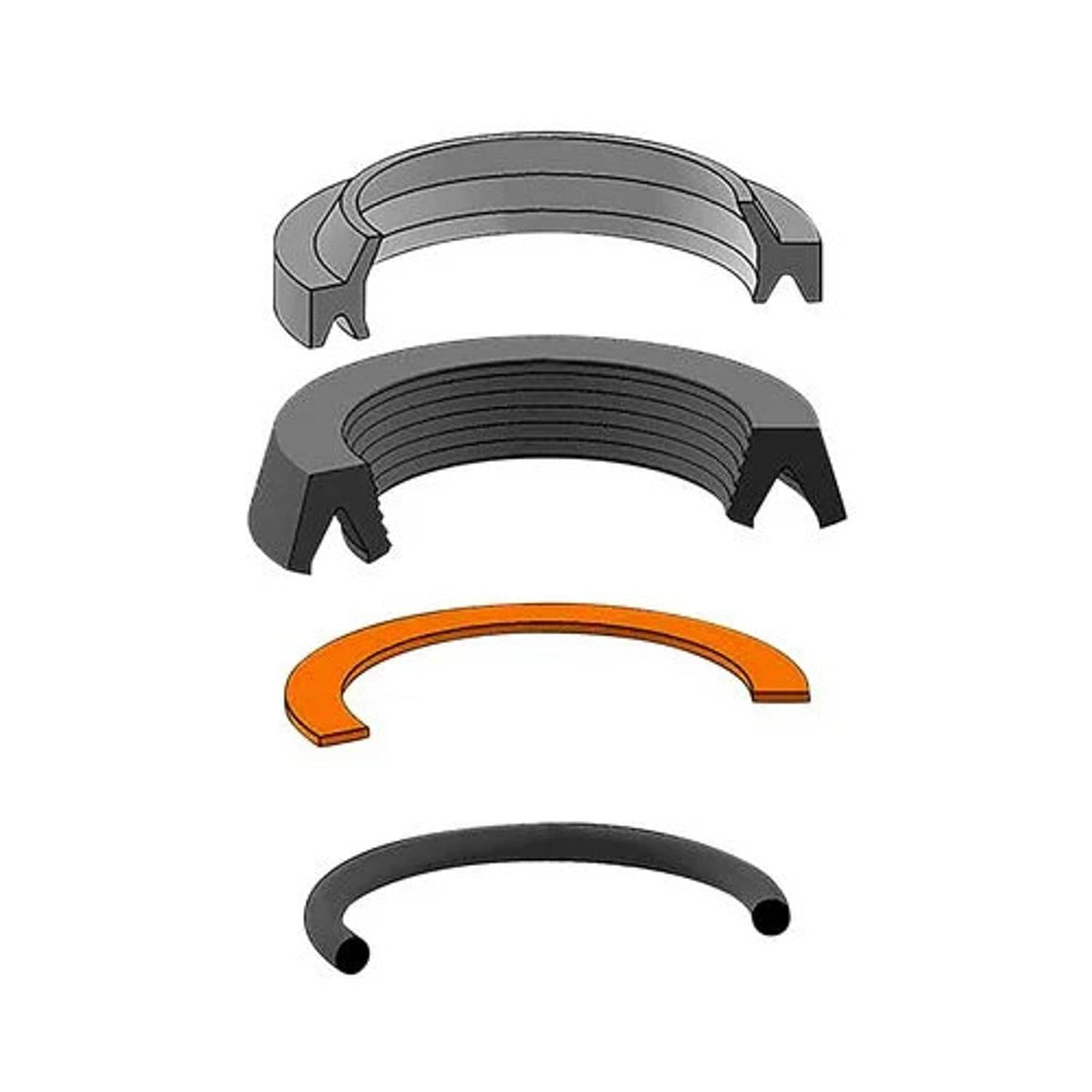 Bethesda Industrial Rod Seal Kit Nitrile fits Parker RK2AHL0251