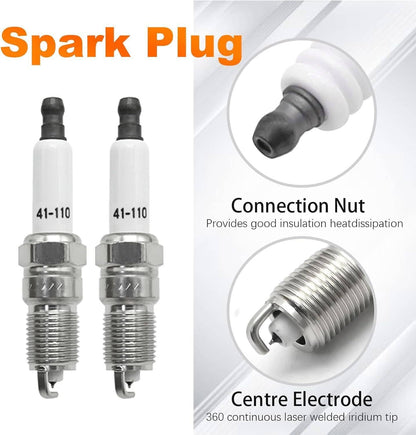 Bethesda Industrial 8mm Wireset & 8 Spark Plug 41-962 for Chevy Silverado 1500 GMC Sierra V8