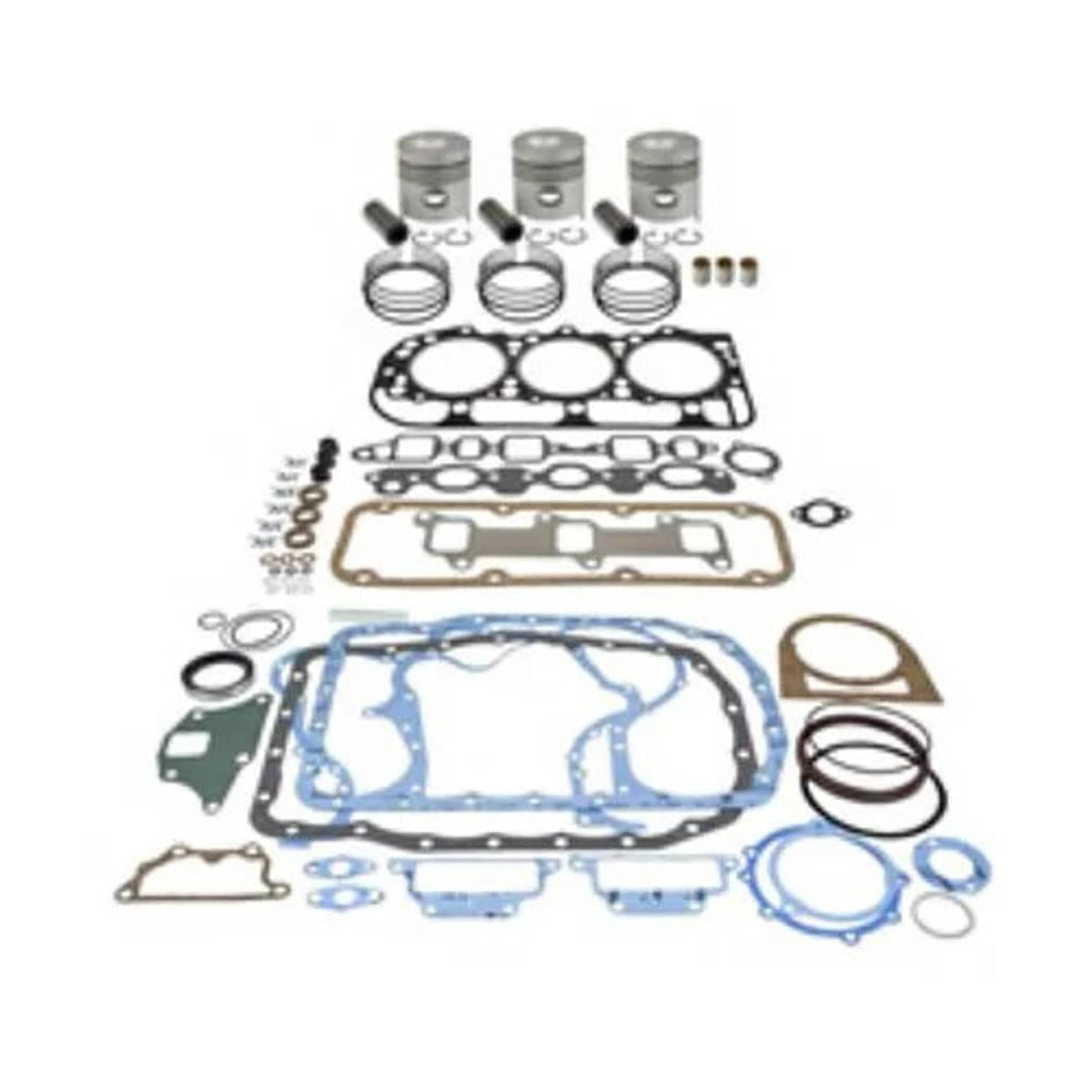 Bethesda Industrial Engine Rebuild Kit - Less Bearings - .030" Oversize fits Ford 2000 158